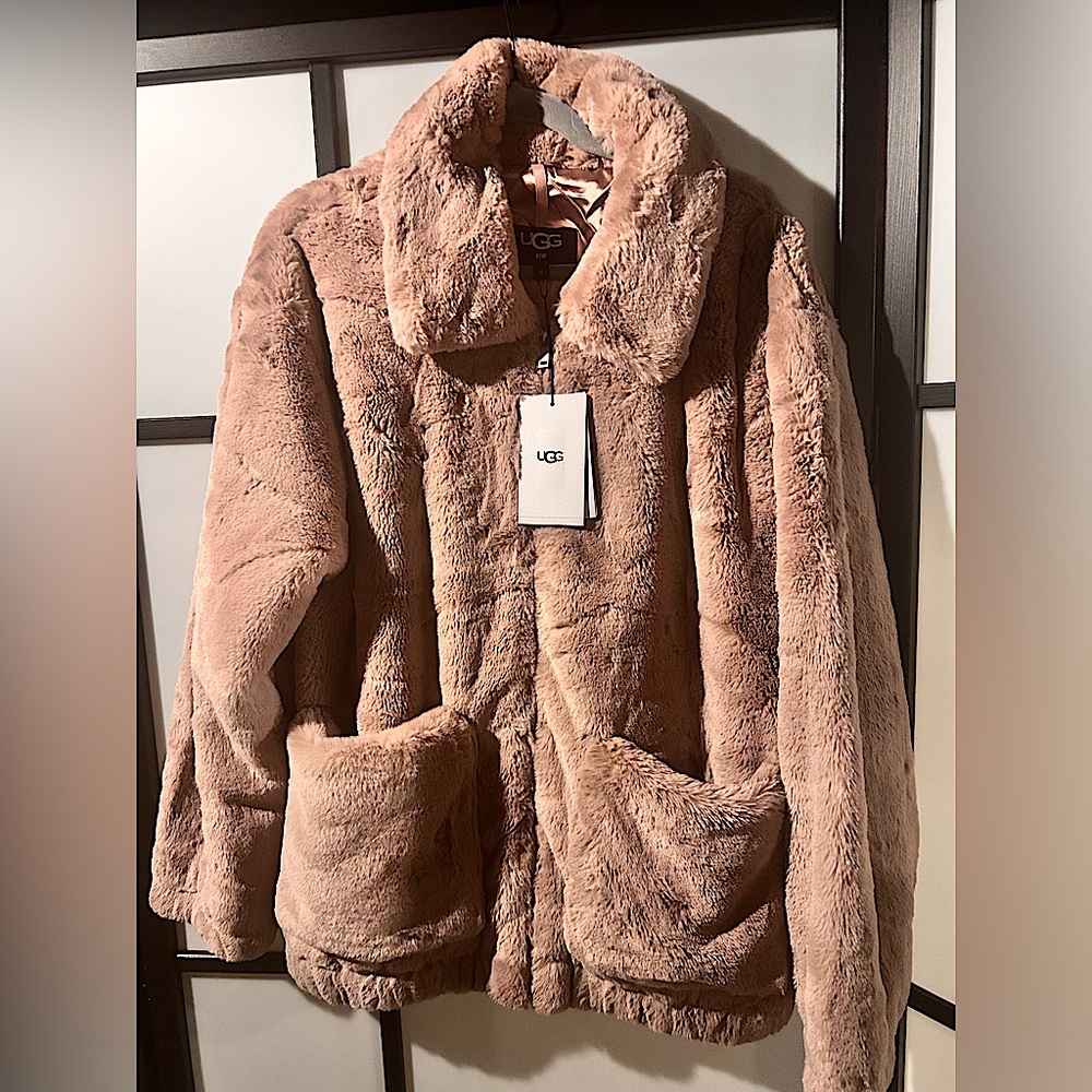 Ugg Faux Fur Jacket Large